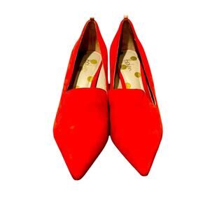 Boden Red/Orange Stiletto Heels, Size 38.5 (8)